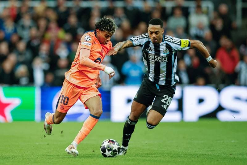 Football. UEFA Champions League. Newcastle - Barcelona. 10.03.2026