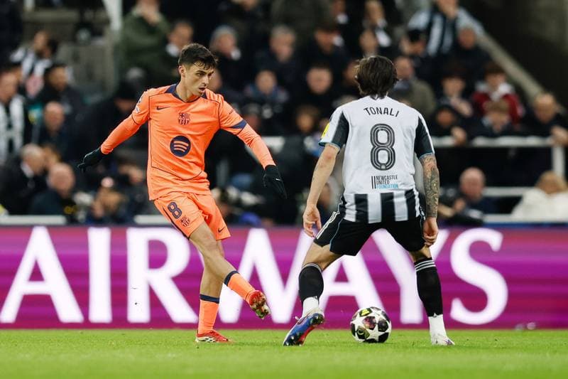 Football. UEFA Champions League. Newcastle - Barcelona. 10.03.2026