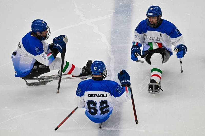 Ice Hockey. Paralympic Winter Games Milano-Cortina 2026. Italy - USA. 07.03.2026