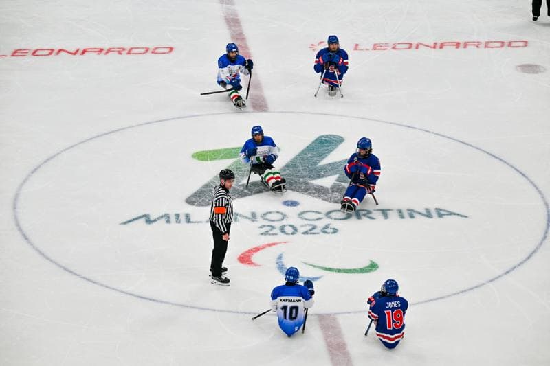 Ice Hockey. Paralympic Winter Games Milano-Cortina 2026. Italy - USA. 07.03.2026