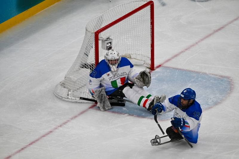 Ice Hockey. Paralympic Winter Games Milano-Cortina 2026. Italy - USA. 07.03.2026
