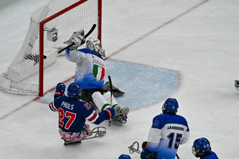 Ice Hockey. Paralympic Winter Games Milano-Cortina 2026. Italy - USA. 07.03.2026