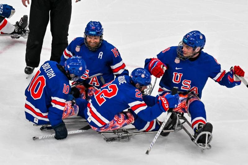 Ice Hockey. Paralympic Winter Games Milano-Cortina 2026. Italy - USA. 07.03.2026