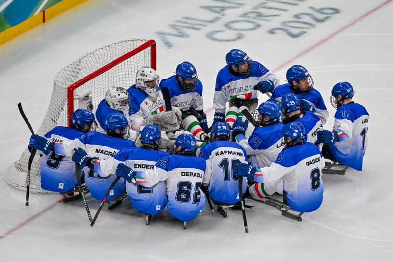 Ice Hockey. Paralympic Winter Games Milano-Cortina 2026. Italy - USA. 07.03.2026