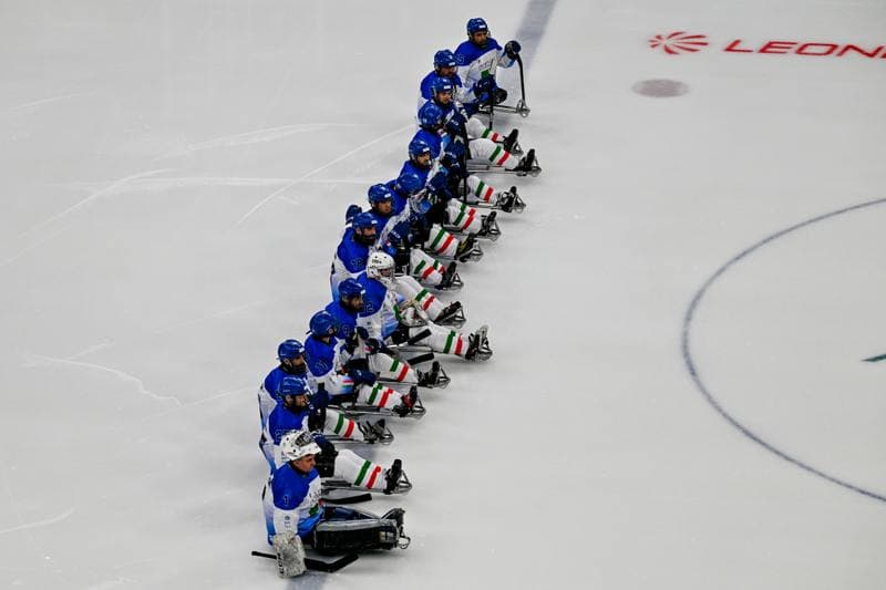 Ice Hockey. Paralympic Winter Games Milano-Cortina 2026. Italy - USA. 07.03.2026
