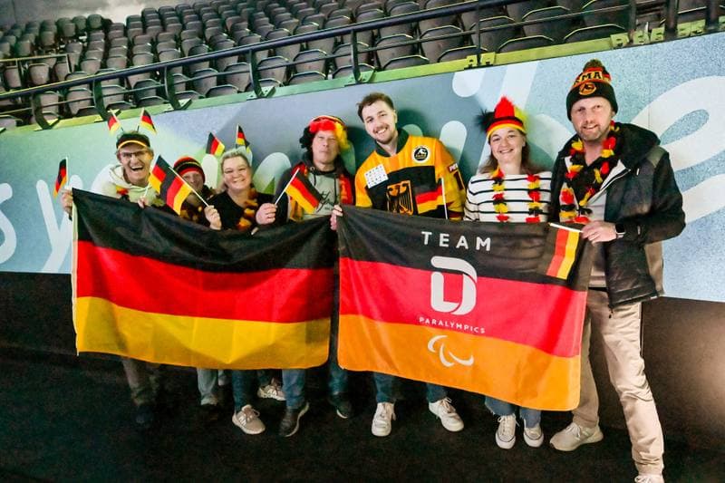 Ice Hockey. Paralympic Winter Games Milano-Cortina 2026. People's Republic Of China - The Germany Team. 06.03.2026