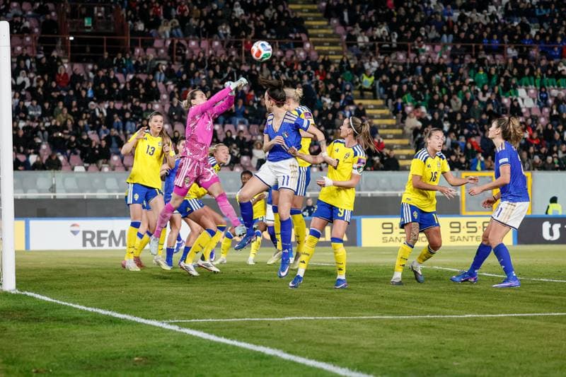 Football. Women's European Qualifiers. Italy - Sweden. 30.08.2025