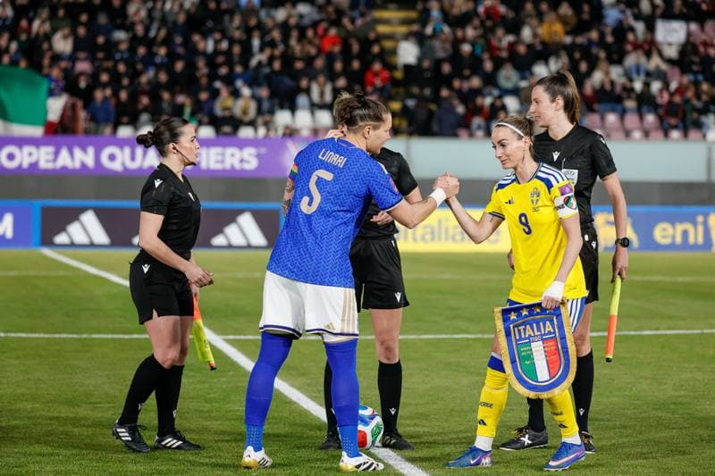 Football. Women's European Qualifiers. Italy - Sweden. 30.08.2025