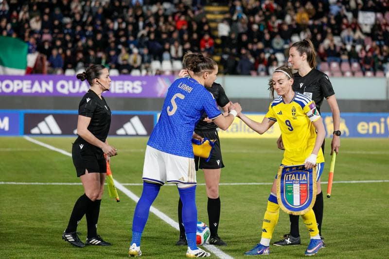 Football. Women's European Qualifiers. Italy - Sweden. 30.08.2025
