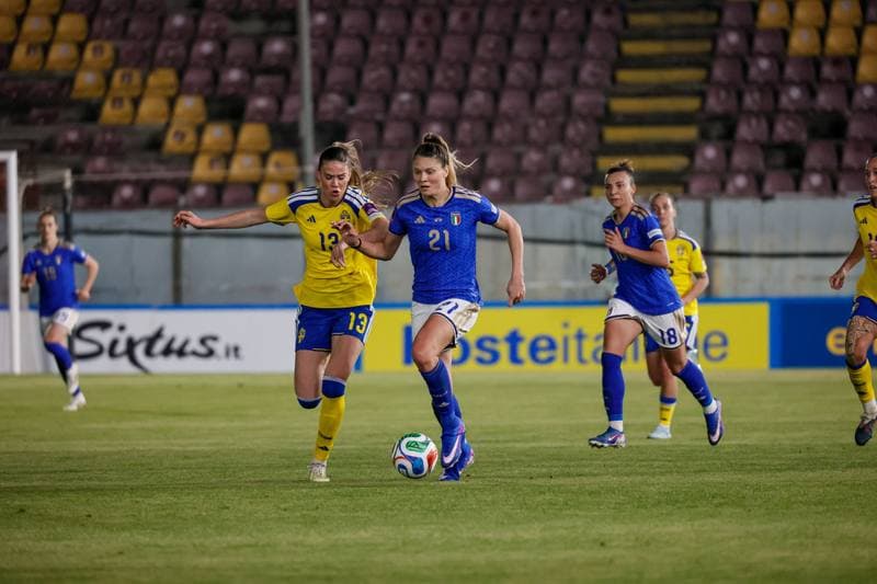 Football. Women's European Qualifiers. Italy - Sweden. 30.08.2025