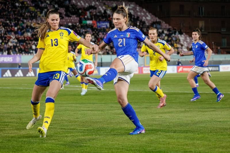 Football. Women's European Qualifiers. Italy - Sweden. 30.08.2025