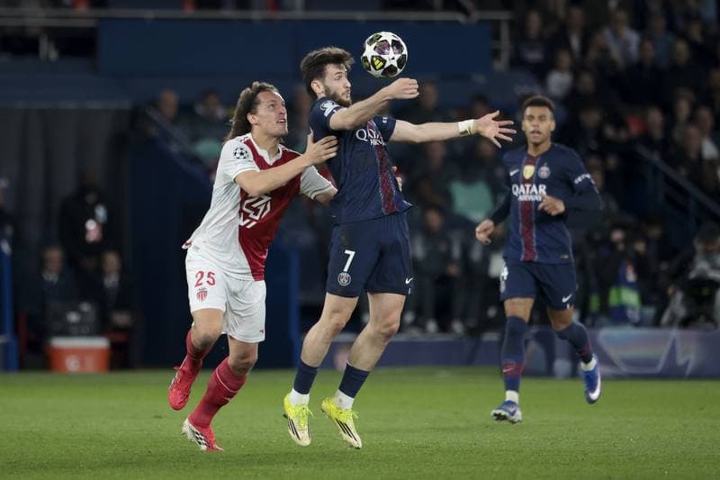 Football. UEFA Champions League. Paris Saint-Germain - AS Monaco. 25.02.2026