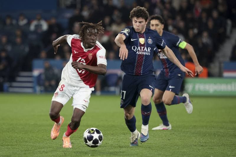 Football. UEFA Champions League. Paris Saint-Germain - AS Monaco. 25.02.2026