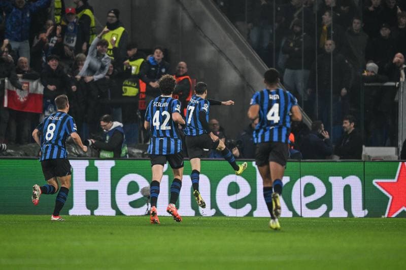 Football. UEFA Champions League. Atalanta BC - Borussia Dortmund. 25.02.2026