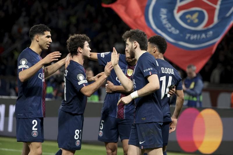 Football. UEFA Champions League. Paris Saint-Germain - AS Monaco. 25.02.2026