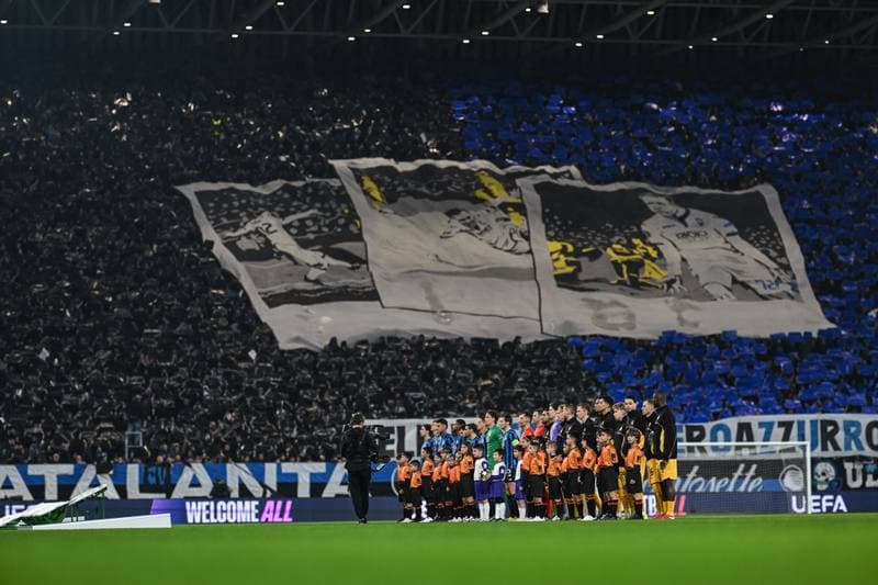 Football. UEFA Champions League. Atalanta BC - Borussia Dortmund. 25.02.2026