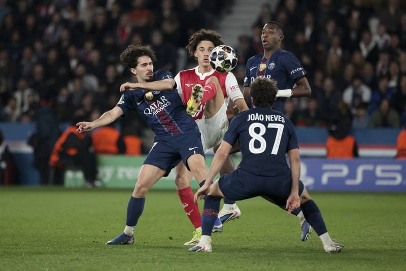 Football. UEFA Champions League. Paris Saint-Germain - AS Monaco. 25.02.2026