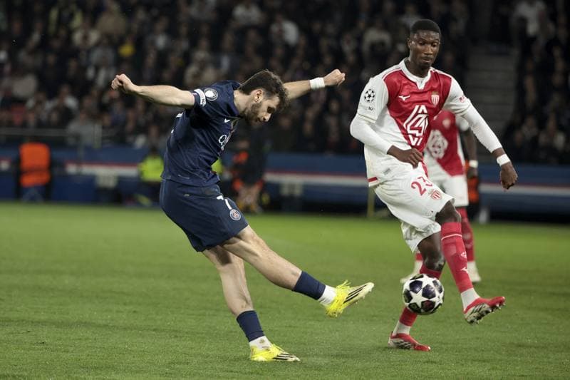 Football. UEFA Champions League. Paris Saint-Germain - AS Monaco. 25.02.2026