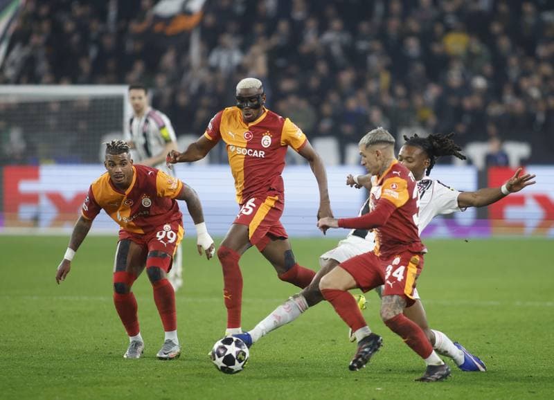 Football. UEFA Champions League. Juventus - Galatasaray. 25.02.2026
