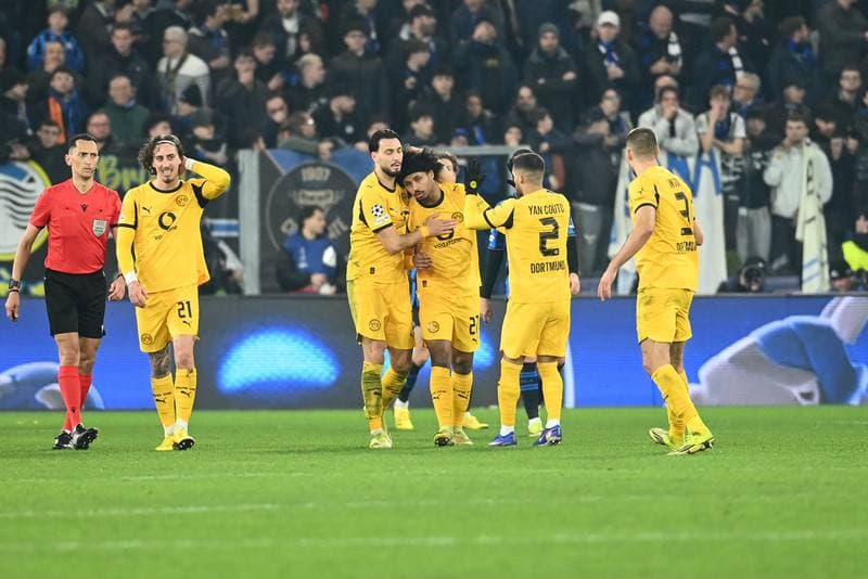 Football. UEFA Champions League. Atalanta BC - Borussia Dortmund. 25.02.2026