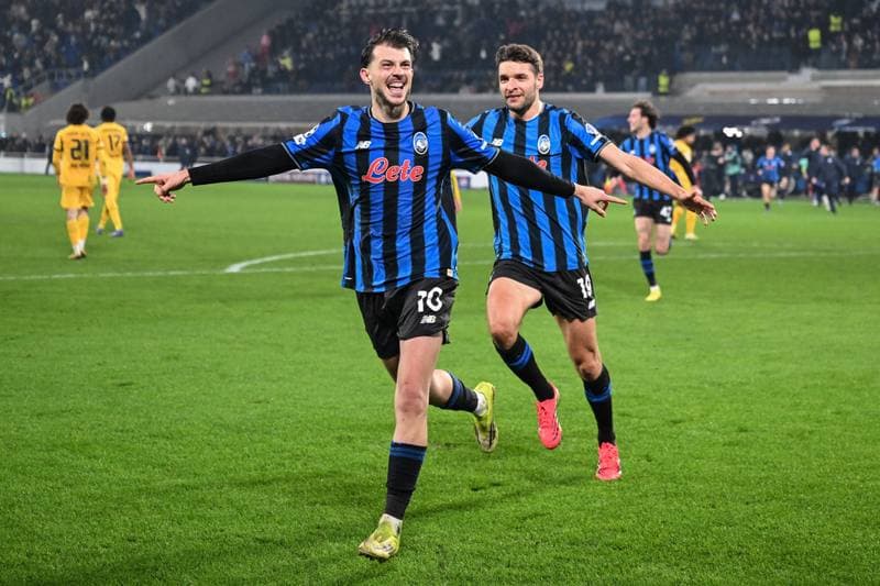 Football. UEFA Champions League. Atalanta BC - Borussia Dortmund. 25.02.2026