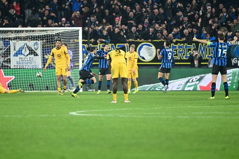 Football. UEFA Champions League. Atalanta BC - Borussia Dortmund. 25.02.2026