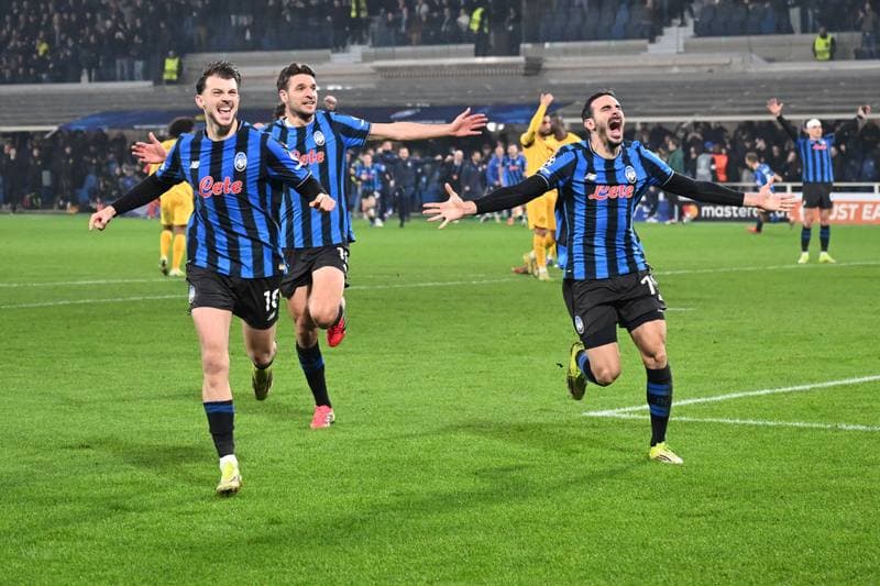 Football. UEFA Champions League. Atalanta BC - Borussia Dortmund. 25.02.2026