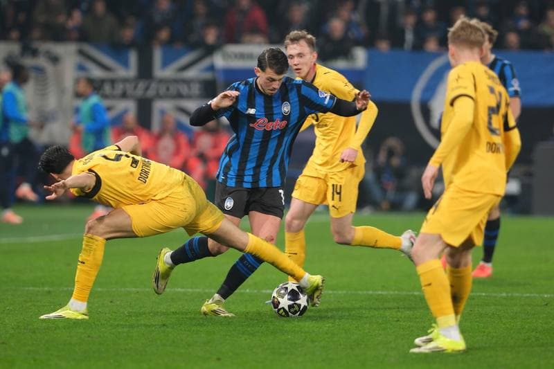 Football. UEFA Champions League. Atalanta BC - Borussia Dortmund. 25.02.2026