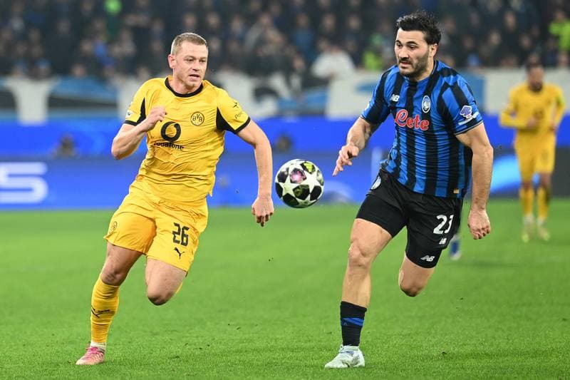 Football. UEFA Champions League. Atalanta BC - Borussia Dortmund. 25.02.2026