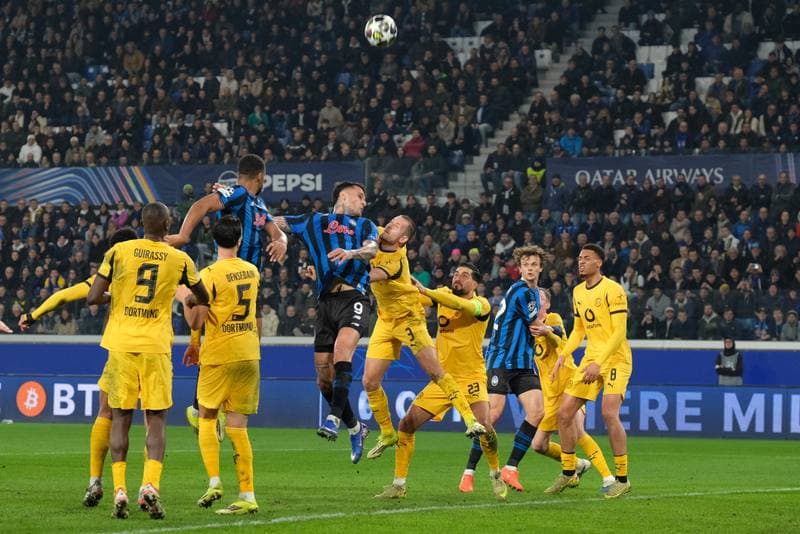 Football. UEFA Champions League. Atalanta BC - Borussia Dortmund. 25.02.2026