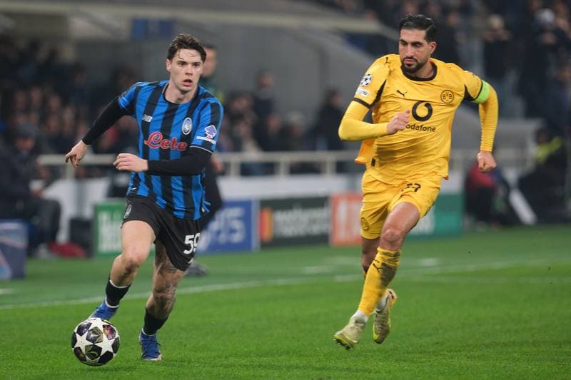Football. UEFA Champions League. Atalanta BC - Borussia Dortmund. 25.02.2026