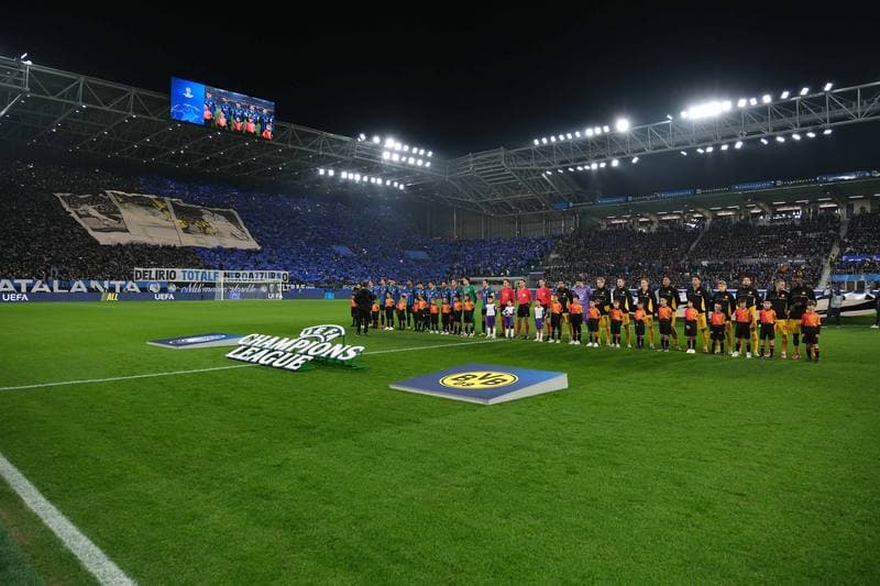 Football. UEFA Champions League. Atalanta BC - Borussia Dortmund. 25.02.2026