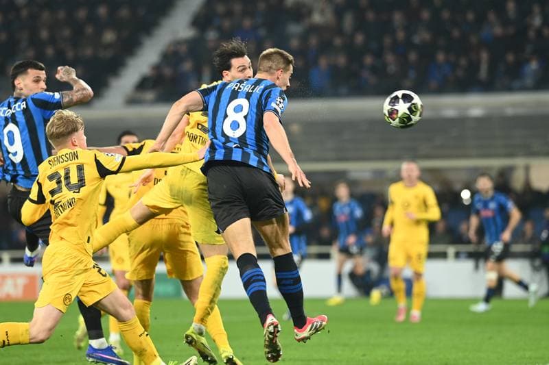 Football. UEFA Champions League. Atalanta BC - Borussia Dortmund. 25.02.2026