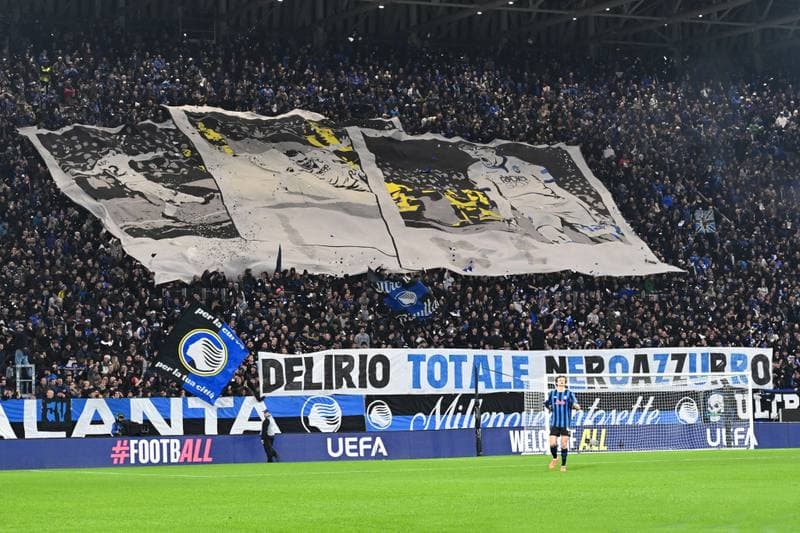 Football. UEFA Champions League. Atalanta BC - Borussia Dortmund. 25.02.2026
