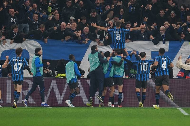 Football. UEFA Champions League. Atalanta BC - Borussia Dortmund. 25.02.2026