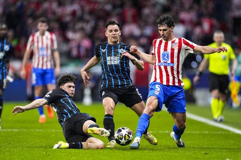 Football. UEFA Champions League. Atletico Madrid - Club Brugge. 24.02.2026