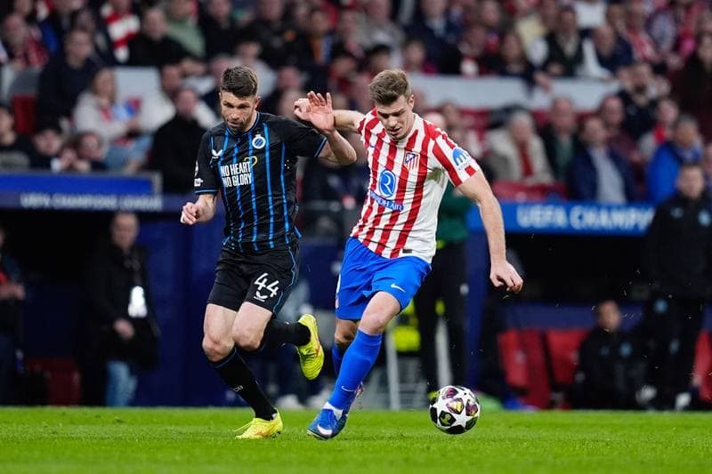 Football. UEFA Champions League. Atletico Madrid - Club Brugge. 24.02.2026