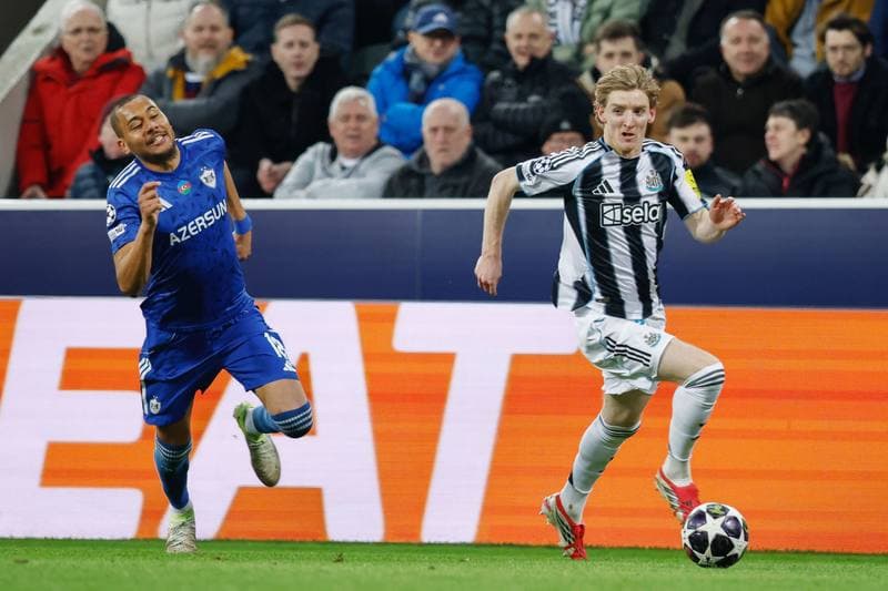 Football. UEFA Champions League. Newcastle - Qarabag. 24.02.2026