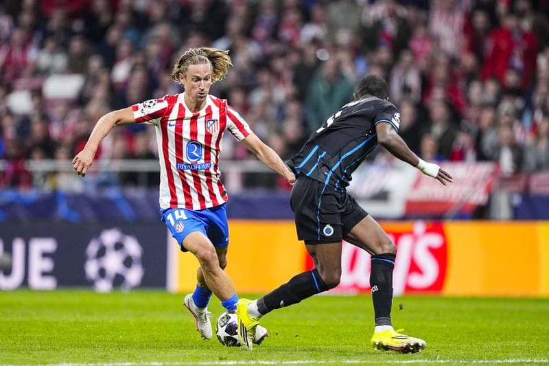 Football. UEFA Champions League. Atletico Madrid - Club Brugge. 24.02.2026