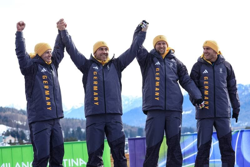 Bobsleigh. Olympic Winter Games Milano-Cortina 2026. Day 1. 21.02.2026