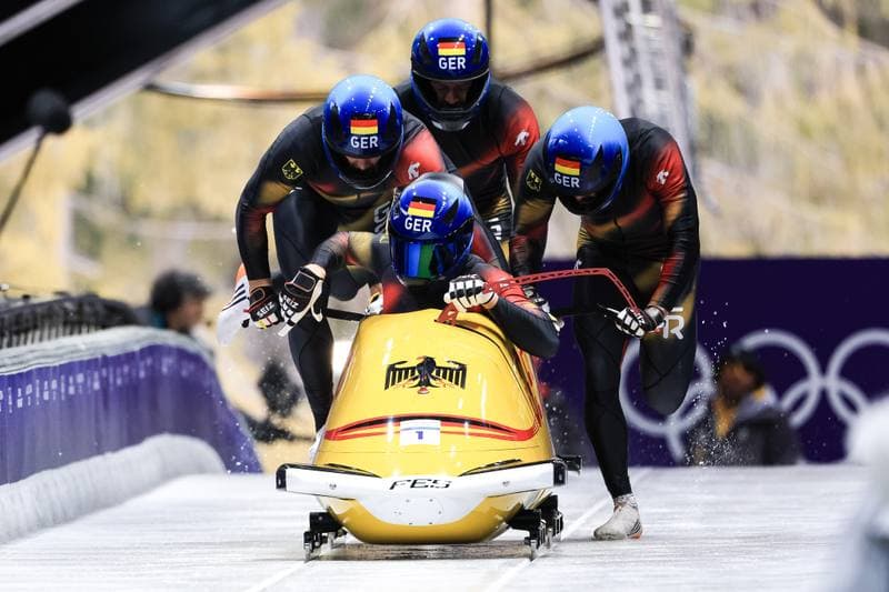 Bobsleigh. Olympic Winter Games Milano-Cortina 2026. Day 1. 21.02.2026