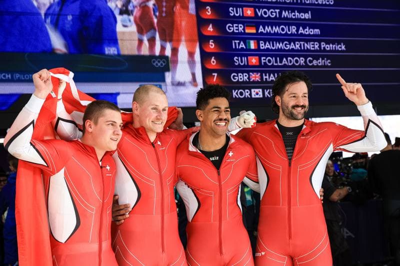 Bobsleigh. Olympic Winter Games Milano-Cortina 2026. Day 1. 21.02.2026
