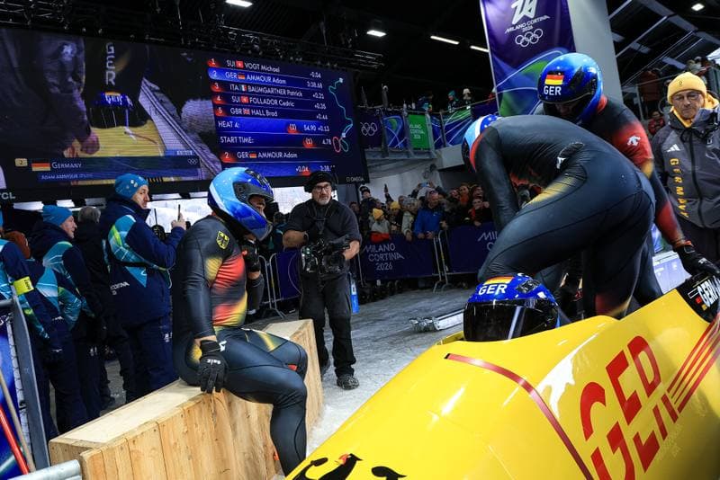 Bobsleigh. Olympic Winter Games Milano-Cortina 2026. Day 1. 21.02.2026
