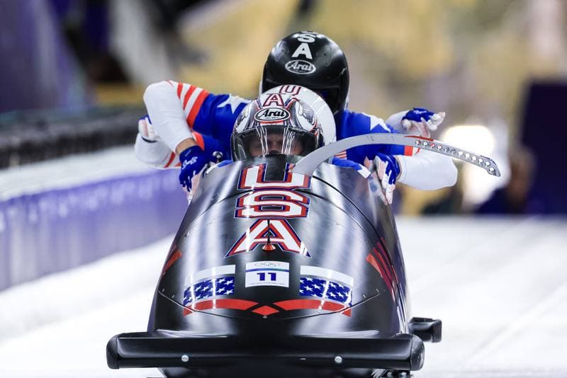 Bobsleigh. Olympic Winter Games Milano-Cortina 2026. Day 1. 21.02.2026