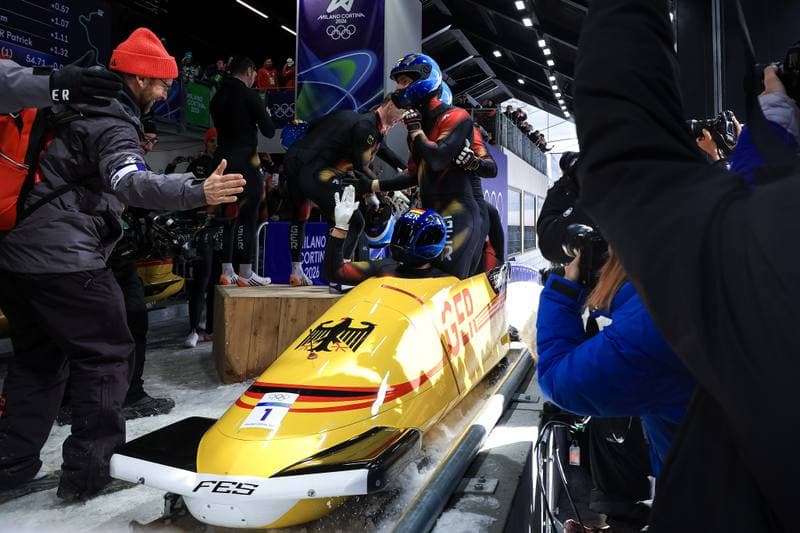 Bobsleigh. Olympic Winter Games Milano-Cortina 2026. Day 1. 21.02.2026