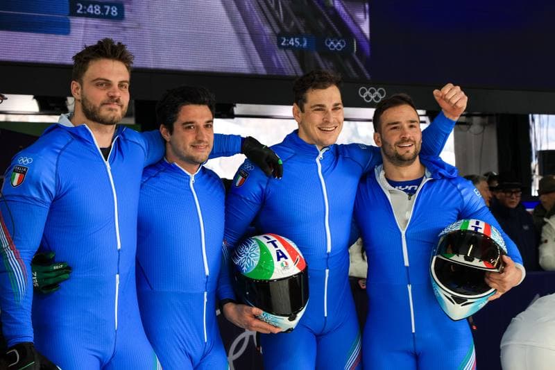 Bobsleigh. Olympic Winter Games Milano-Cortina 2026. Day 1. 21.02.2026