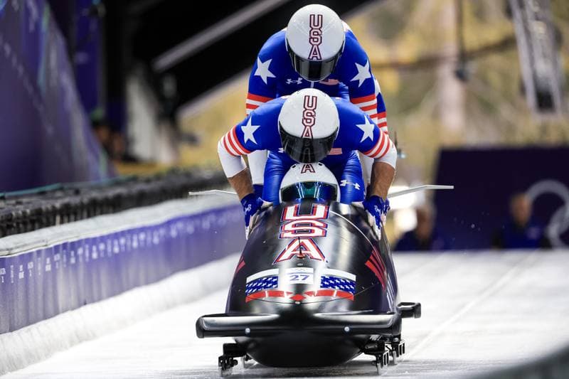 Bobsleigh. Olympic Winter Games Milano-Cortina 2026. Day 1. 21.02.2026
