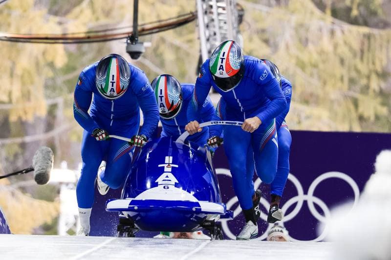 Bobsleigh. Olympic Winter Games Milano-Cortina 2026. Day 1. 21.02.2026