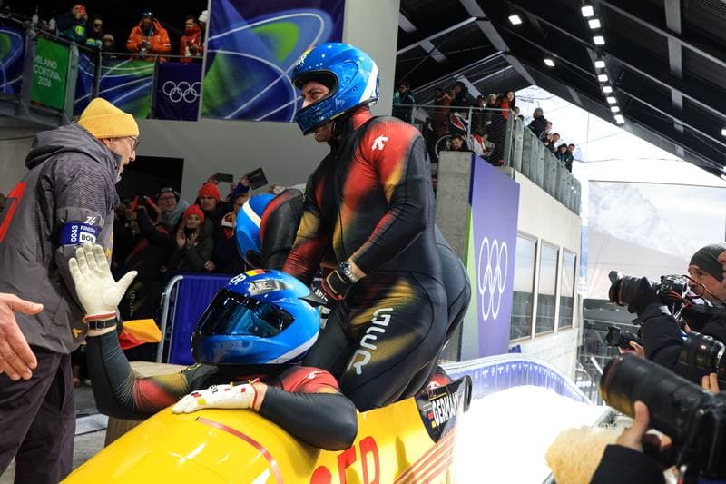 Bobsleigh. Olympic Winter Games Milano-Cortina 2026. Day 1. 21.02.2026