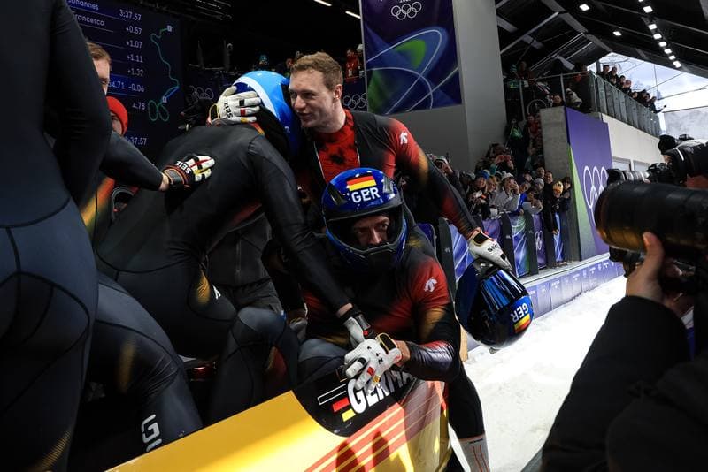 Bobsleigh. Olympic Winter Games Milano-Cortina 2026. Day 1. 21.02.2026